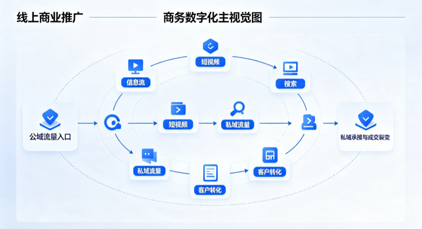 桂阳县线上商业推广怎么做？全域流量闭环搭建与低成本转化实战指南